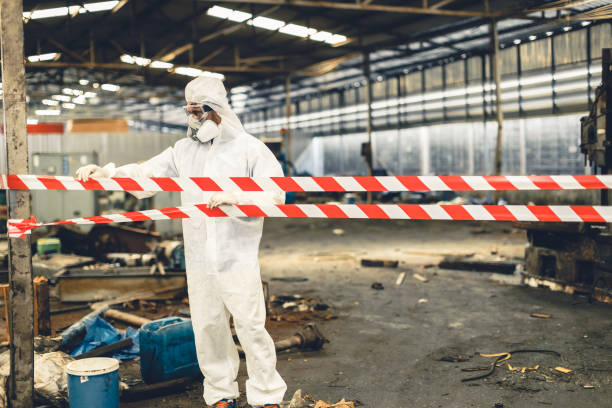 Professional Odor Removal technician working in Clarkson, KY
